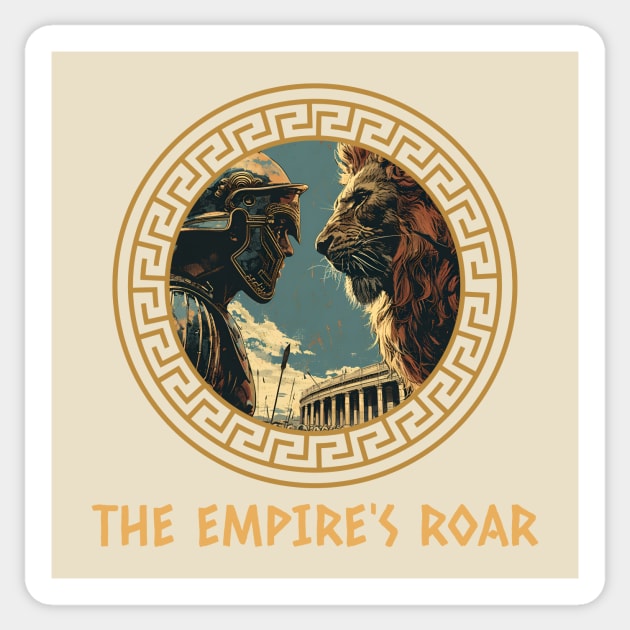 Roman Empire Ancient Rome Roman Army Roman legionary Legion Sticker by Tip Top Tee's